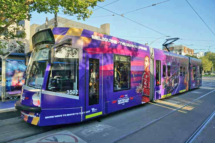 Yarra Trams Siemens Combino 3502 Melbourne Grand Prix